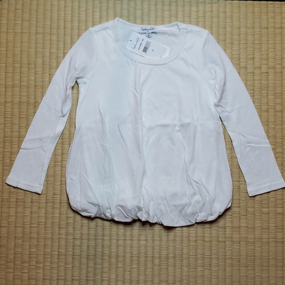 Splendid Long-Sleeve Balloon-hem T-Shirt, sz 4T - Picture 1 of 4